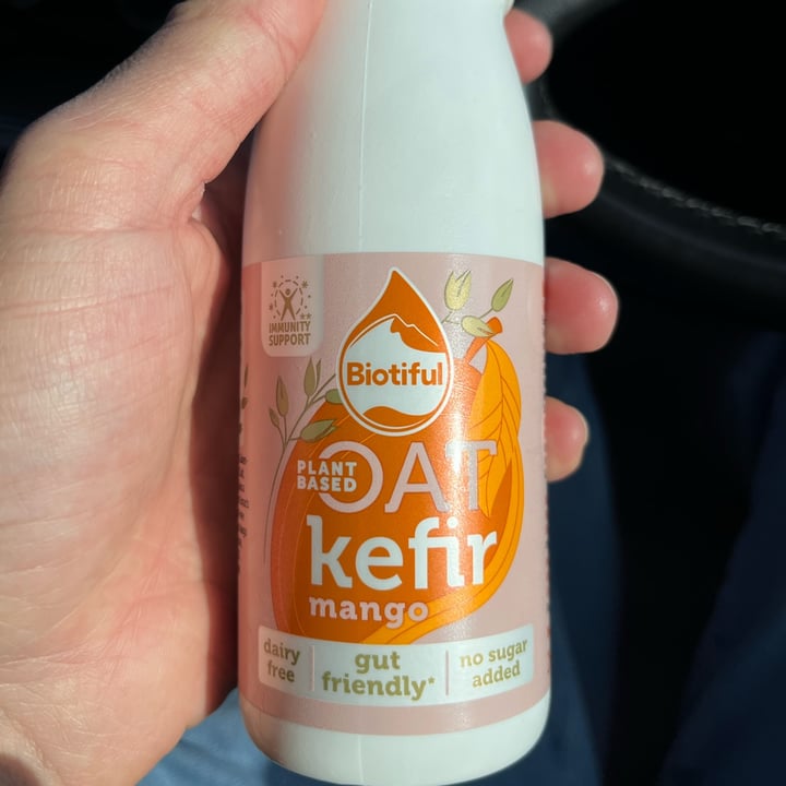 photo of Biotiful Plant based oat kefir - mango shared by @vegmart404 on  29 Apr 2022 - review