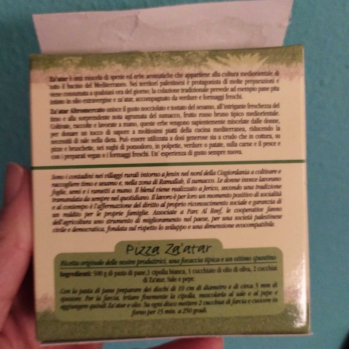 review photo of Altro mercato Spezie Ed Erbe Aromatiche Za'atar Con Sesamo E Timo shared by @rositarm on 29 Jan 2023 - review