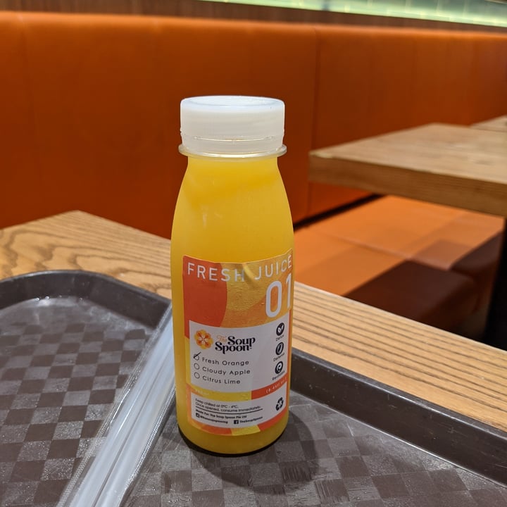 photo of The Soup Spoon Orange Juice shared by @vegtree on  31 Jan 2021 - review