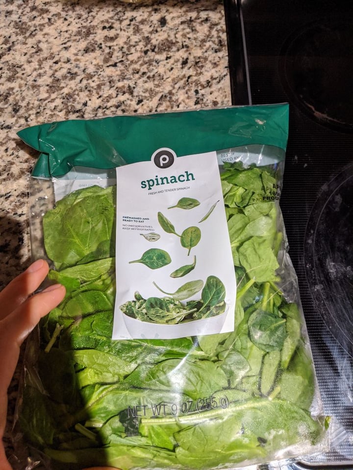 photo of Publix Spinach shared by @pabloelorza on  03 Apr 2020 - review