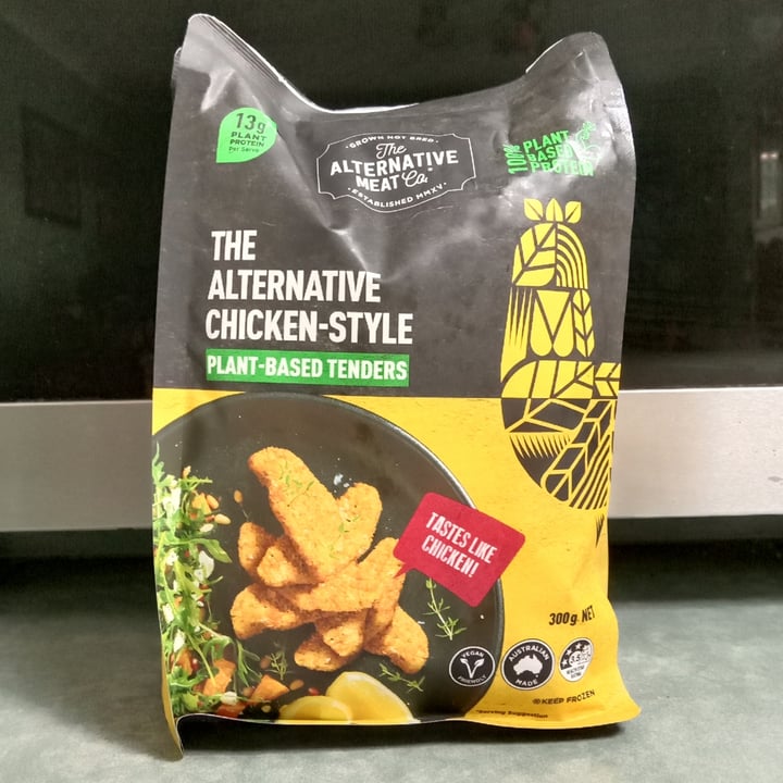 photo of The Alternative Meat Co The alternative chicken-style plant based tenders shared by @sarahtheethicalvegan on  01 Aug 2022 - review