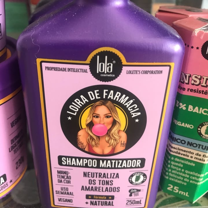 photo of Lola Cosmetics Shampoo Matizador shared by @alineandrade on  24 Apr 2022 - review