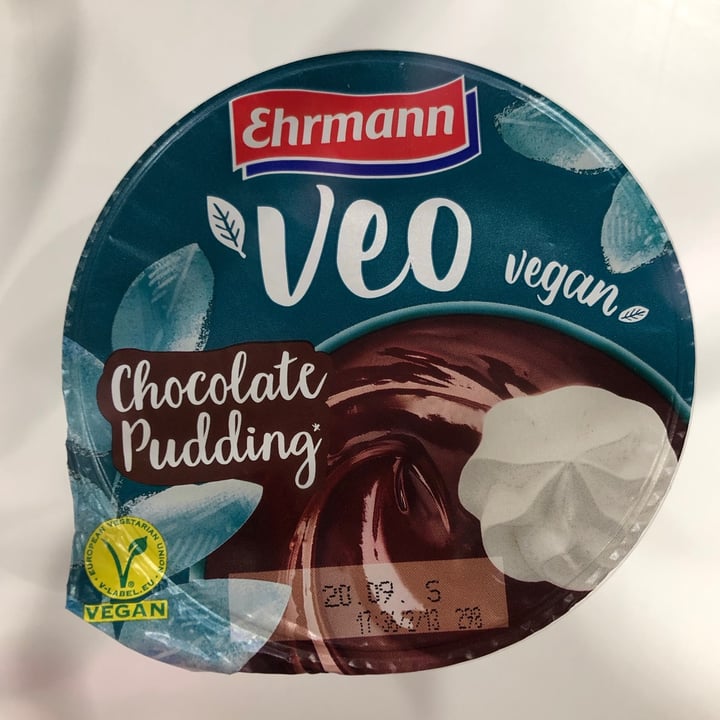 review photo of Ehrmann Veo Vegan Chocolate Pudding shared by @vegecassu on 03 Sep 2021 - review