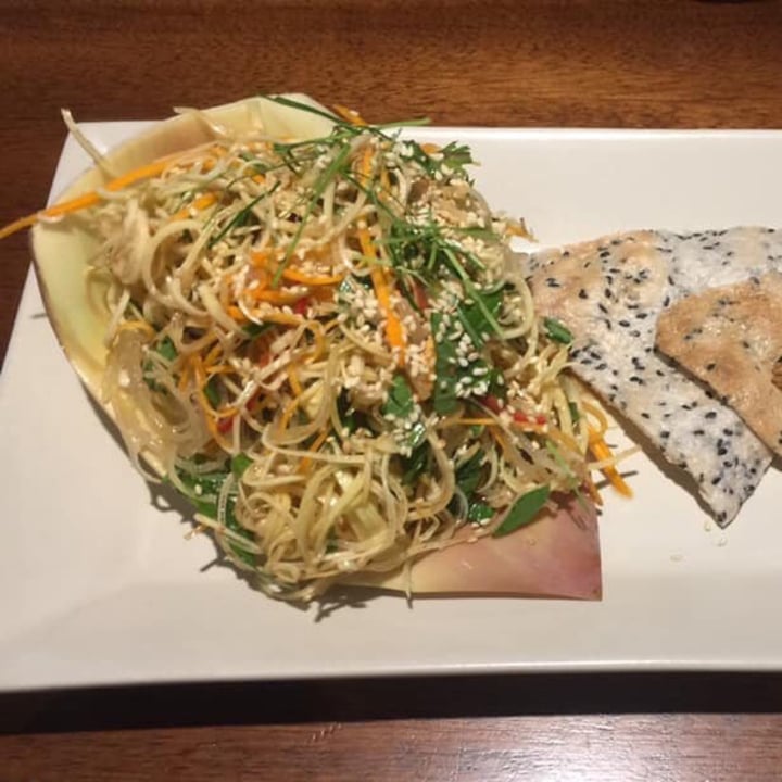 photo of Hum Vegetarian, Lounge & Restaurant Banana Blossom Salad shared by @gac-veganfoodreview on  13 May 2021 - review