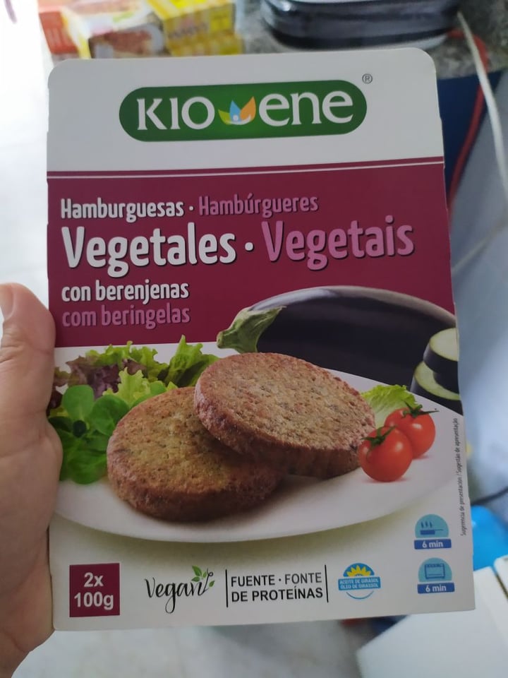 photo of Kioene Hamburguesas Vegetales con Berenjenas shared by @julietadolche on  21 Dec 2019 - review