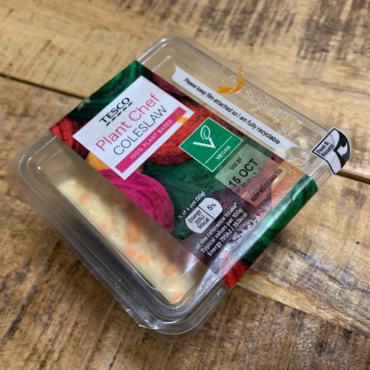 photo of Tesco Plant Chef Coleslaw shared by @gabigabsta on  13 Oct 2021 - review