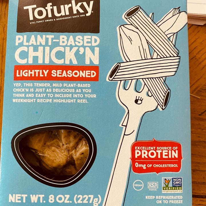 photo of Tofurky Plant based chick’n shared by @vpruitt on  13 Mar 2022 - review