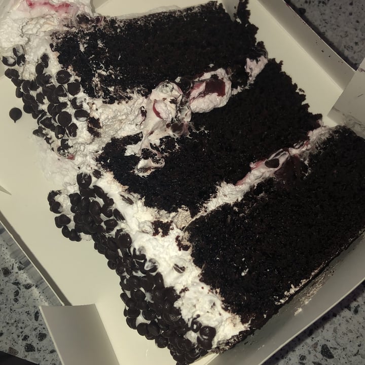 photo of Vegan Antics Black Forest cake slice shared by @greenmin on  04 Dec 2020 - review