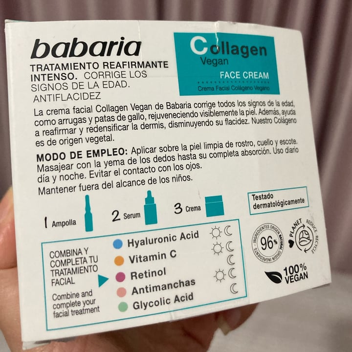 photo of Babaria Face Cream collagen shared by @moraviajetariana on  09 Dec 2022 - review