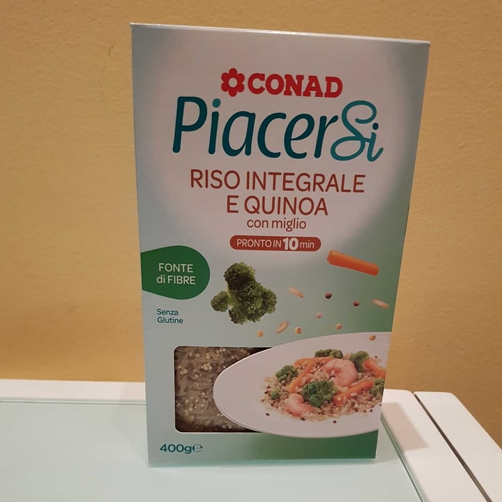 photo of Piacersi | Conad Riso integrale e quinoa con miglio shared by @streppi9 on  04 May 2022 - review