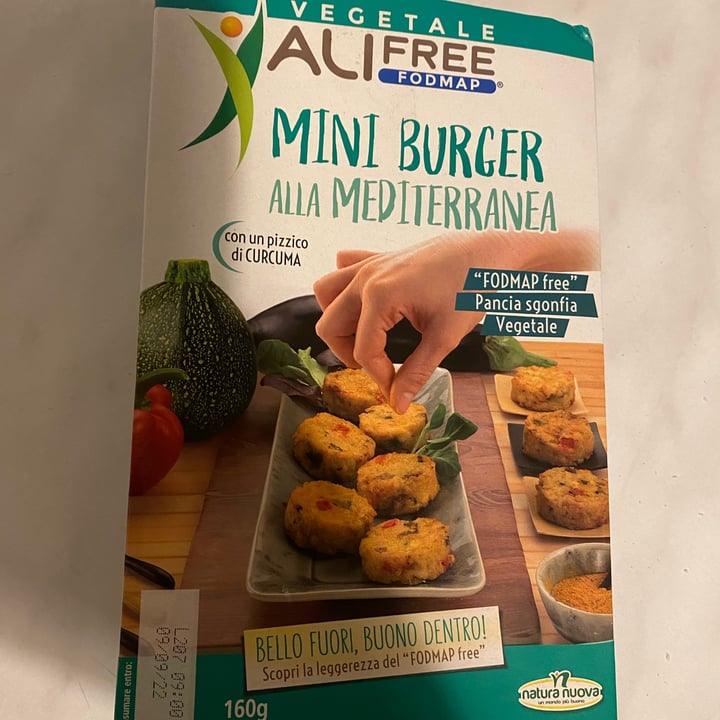 photo of ALIFREE FODMAP Natura nuova Mini burger alla mediterranea shared by @lilianasch on  20 Oct 2022 - review