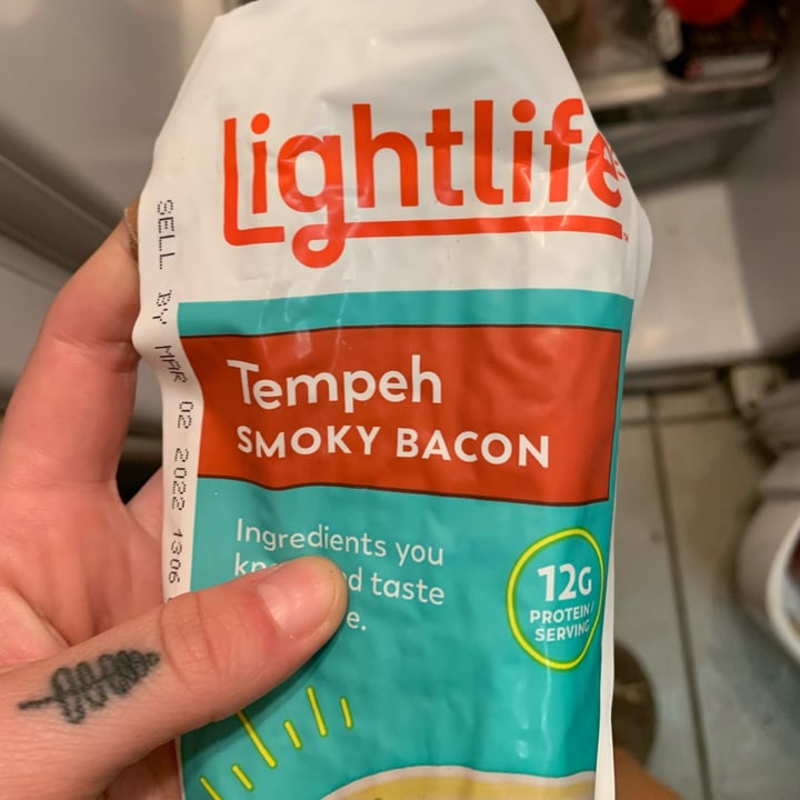 photo of Lightlife Organic Smoky Tempeh Strips Fakin' Bacon shared by @smargiot on  31 Jan 2022 - review