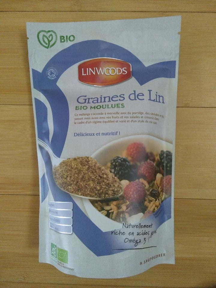 photo of Linwoods Graines de lin bio moulues shared by @vegananas on  13 Mar 2020 - review