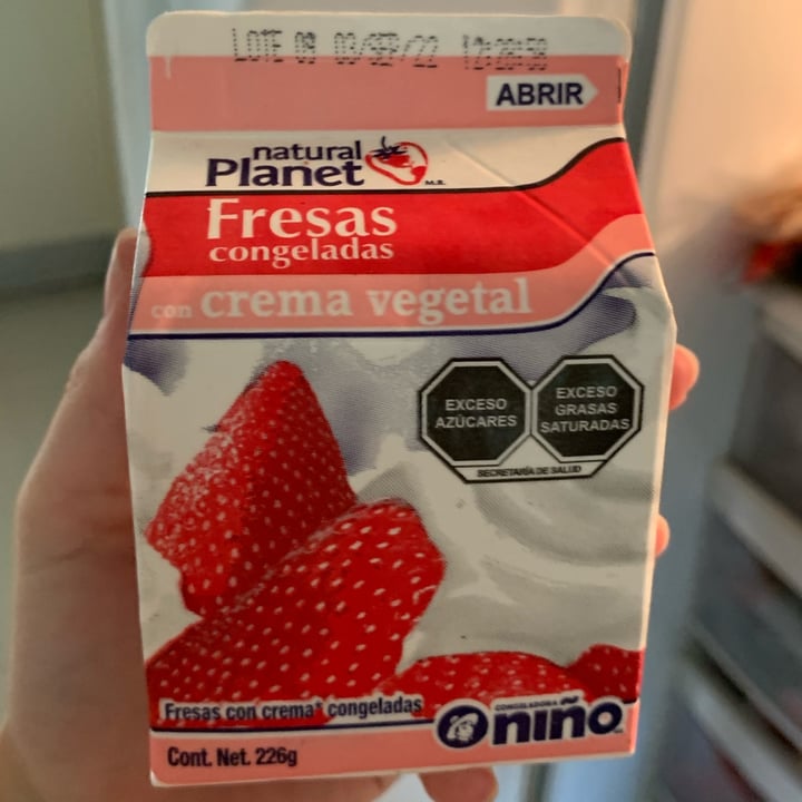 photo of Natural planet Fresas Con Crema shared by @juules on  07 May 2022 - review