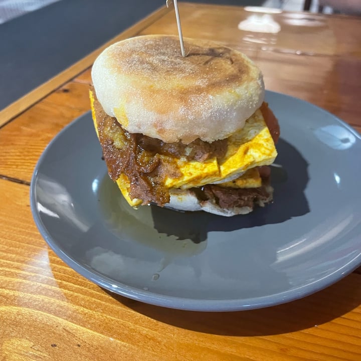 review photo of Yates Coffee Bar Maple Muff Stack shared by @vegan4lyfe on 14 Sep 2022 - review