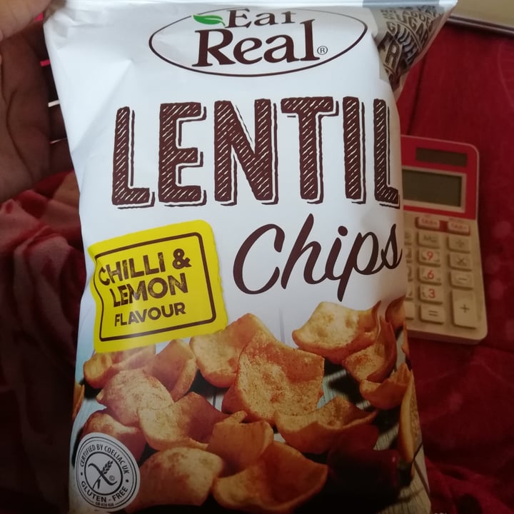 photo of Eat Real Chilli and Lemon Lentil Chips shared by @natasha1912 on  09 May 2021 - review