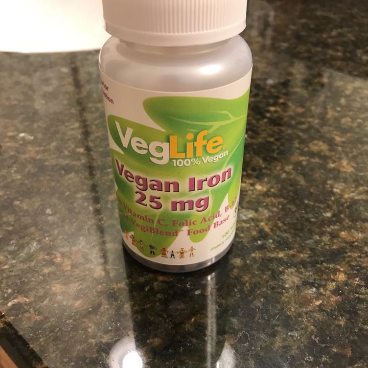 photo of VegLife | Nutraceutical Vegan Iron 25mg shared by @em3720 on  03 Apr 2020 - review