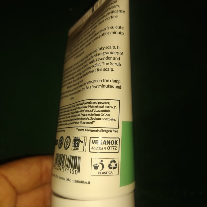 photo of Phitofilos Scrub capelli Purificante shared by @biancafurii on  20 Oct 2022 - review