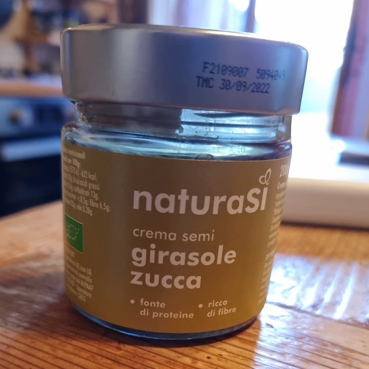 photo of Natura Sì Crema Semi Girasole E Zucca shared by @massimojack on  08 Feb 2022 - review