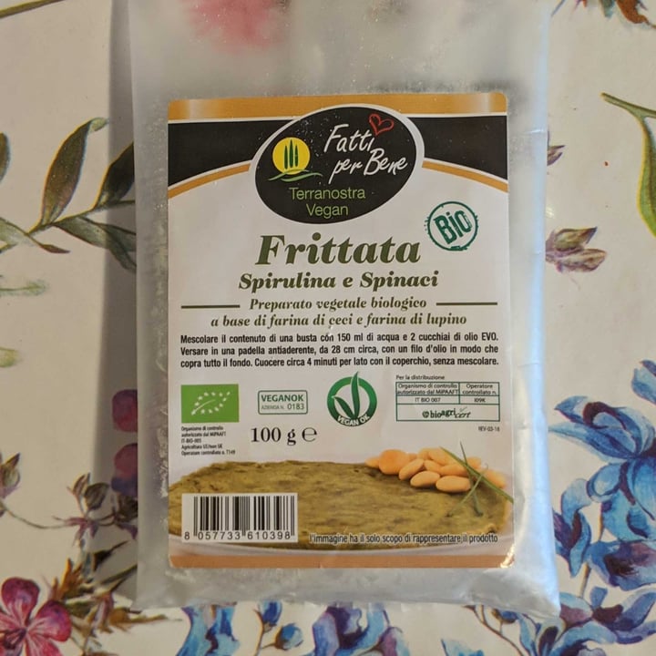 photo of Fatti per Bene Frittata spirulina e spinaci shared by @nyumphu on  01 Nov 2021 - review