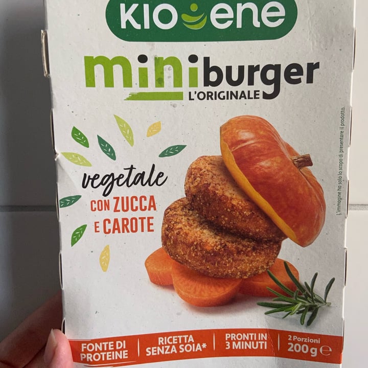 photo of Kioene Mini Burger Zucca E Carote shared by @giuliapelli on  19 Oct 2022 - review