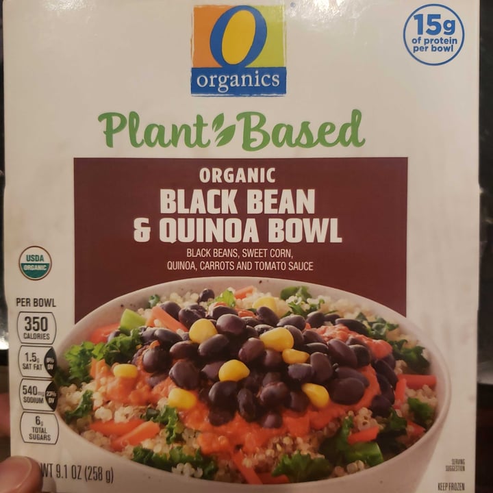 photo of O Organics Black Bean & Quinoa Bowl shared by @thefunnybunny on  06 Dec 2020 - review