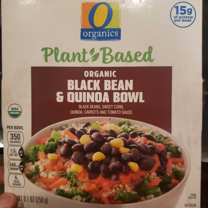 review photo of O Organics Black Bean & Quinoa Bowl shared by @thefunnybunny on 06 Dec 2020 - review