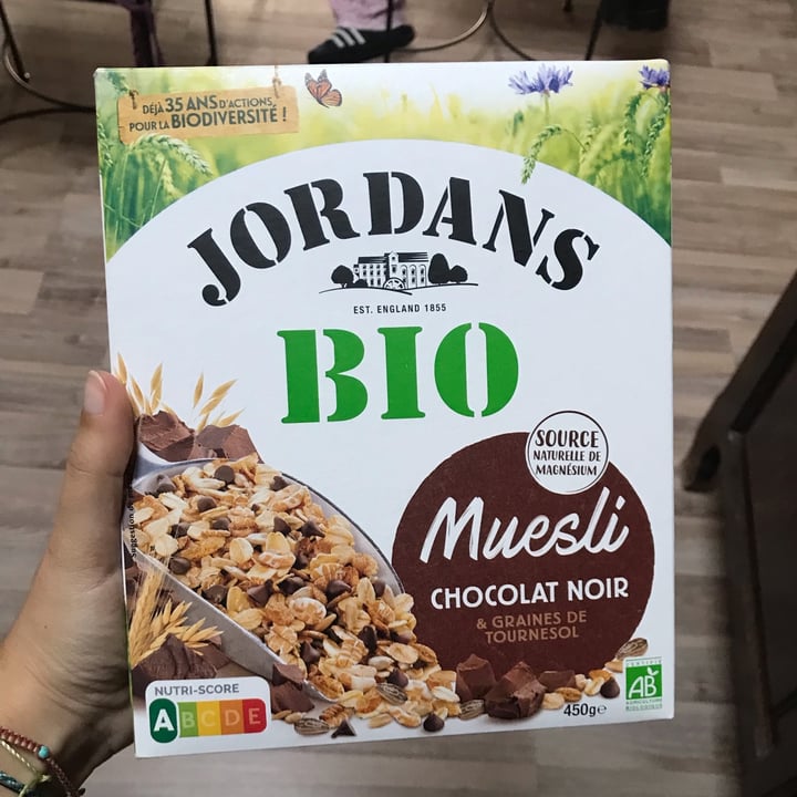 review photo of Jordans Muesli Bio Chocolat Noir et Graines De Tournesol shared by @cgo98 on 20 Nov 2022 - review
