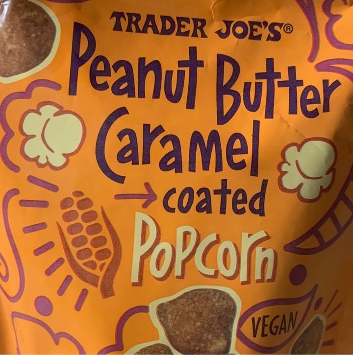 review photo of Trader Joe's Peanut Butter Caramel Coated Popcorn shared by @vegrunner on 26 May 2022 - review