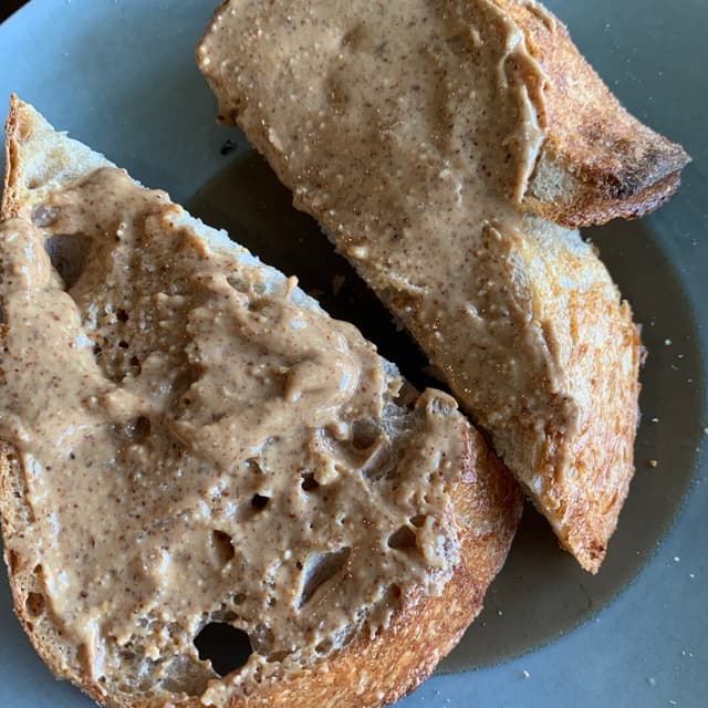 Photo of the dish “Sourdough with almond butter”