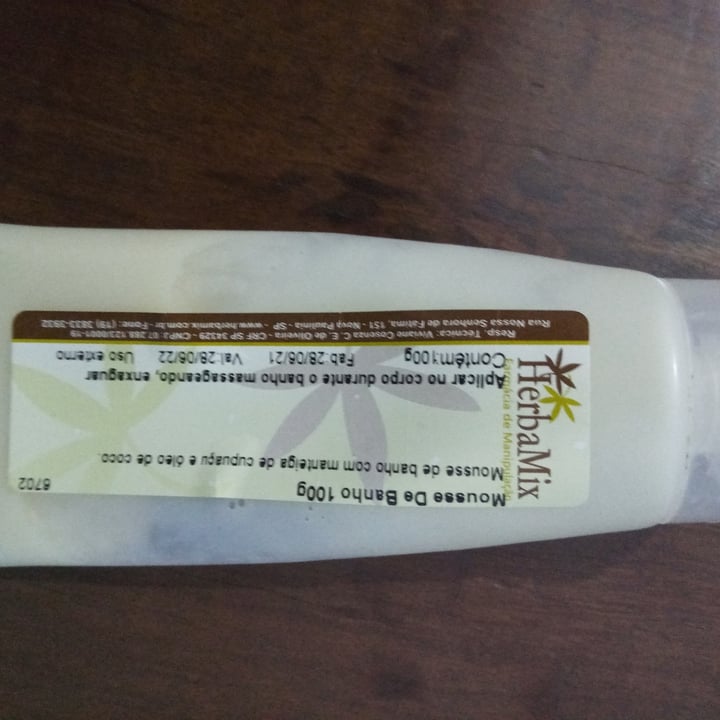 review photo of erbamix pharmacia Mousse De Banho shared by @denize on 12 May 2022 - review