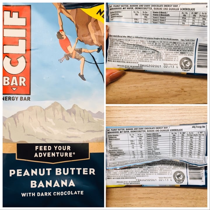review photo of Clif Bar Cliff Bar Peanut butter banana shared by @yumpeacehappiness on 16 Apr 2020 - review