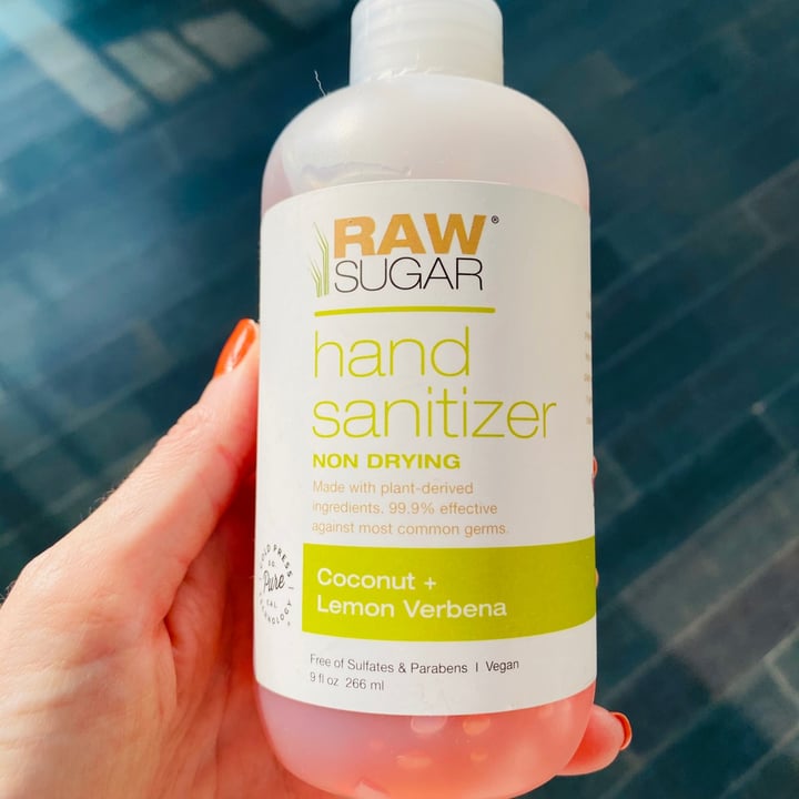 photo of Raw Sugar Coconut + Lemon Verbena Hand Sanitizer shared by @beckyyy on  07 Jul 2021 - review