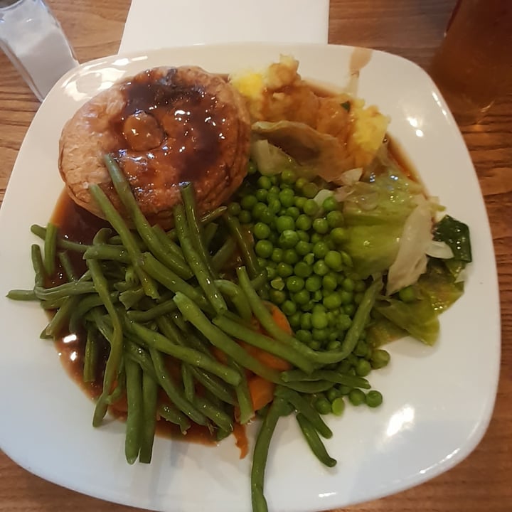 review photo of Toby Carvery Dronfield mushroom and ale pie shared by @clarewatters on 10 Jul 2022 - review