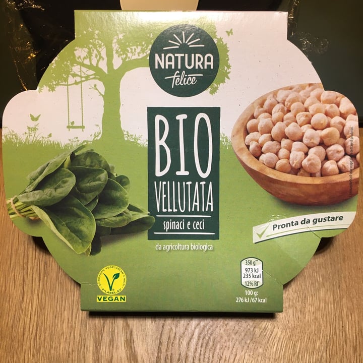 photo of Natura Felice Bio vellutata spinaci e ceci shared by @esfi on  30 Mar 2022 - review