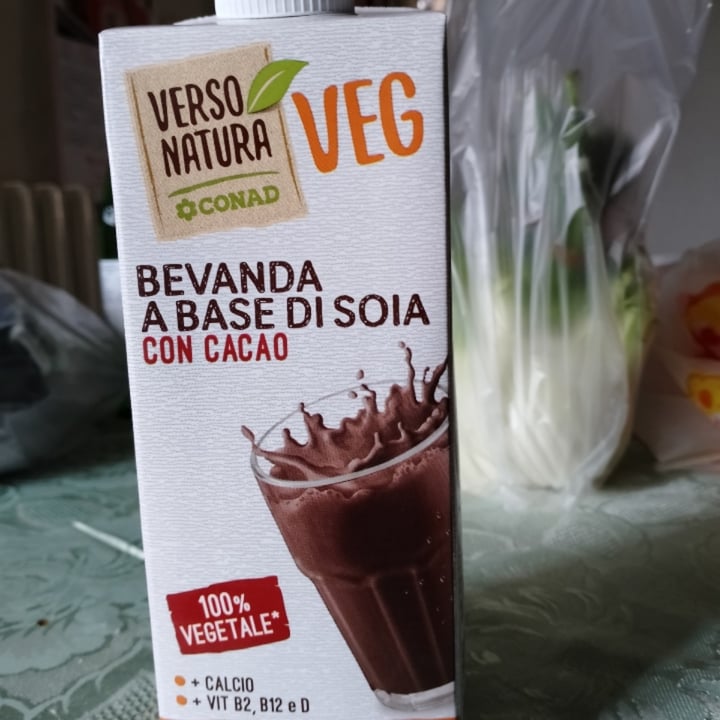 photo of Verso Natura Conad Veg Bevanda di soia e cacao shared by @botticellianna on  05 Jun 2022 - review