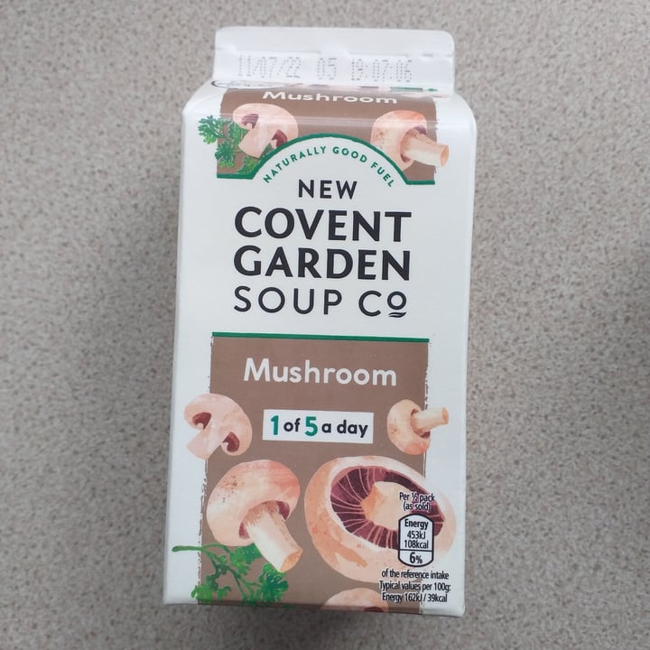 photo of New Covent Garden Soup Co Mushroom shared by @klavina on  12 Jul 2022 - review