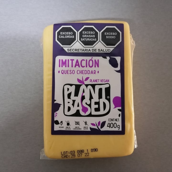 photo of Planet Vegan Plant Based Imitación Queso Cheddar shared by @ossus on  08 Apr 2022 - review