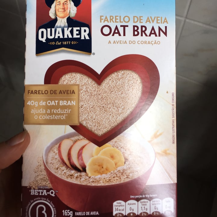 review photo of Quaker Farelo de aveia shared by @patfri on 17 Jun 2022 - review