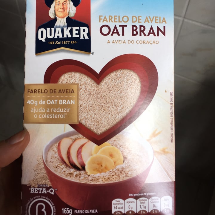 photo of Quaker Farelo de aveia shared by @patfri on  17 Jun 2022 - review