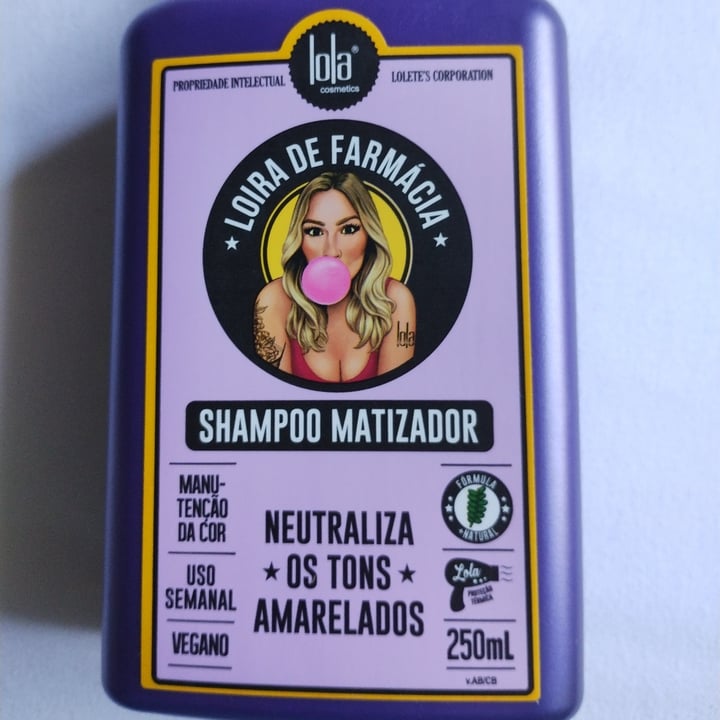 photo of Lola Cosmetics Shampoo Matizador shared by @claudiacarneiro on  29 Oct 2022 - review