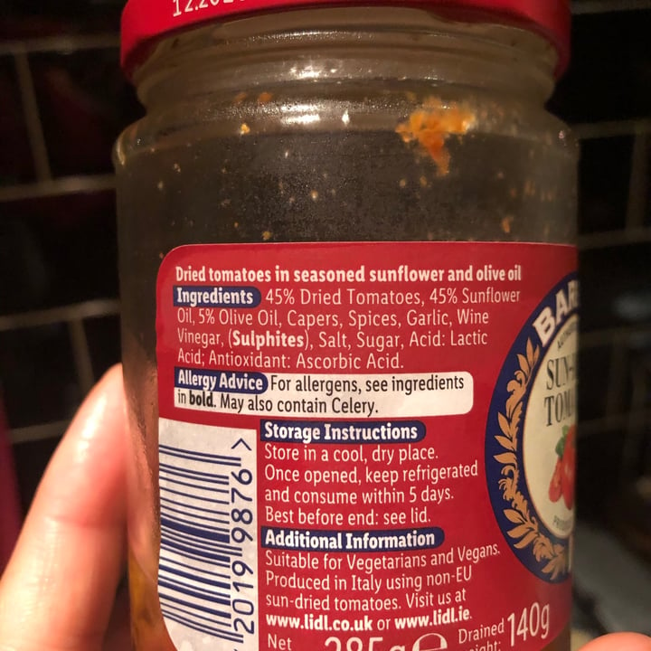 photo of Baresa Sundried Tomatoes shared by @southernveganupnorth on  15 Mar 2021 - review