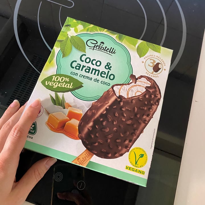 photo of Gelatelli Coco & Caramelo con Crema de Coco shared by @nenuky on  03 Aug 2020 - review