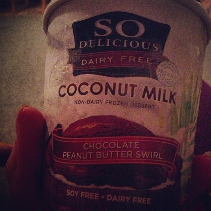 photo of So Delicious Dairy Free Chocolate Peanut Butter Swirl shared by @natcoops on  05 Nov 2020 - review