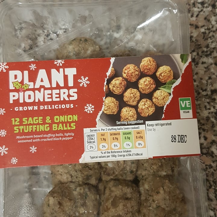 photo of Plant Pioneers Sage & Onion Stuffing Balls shared by @veganele on  09 Jan 2021 - review
