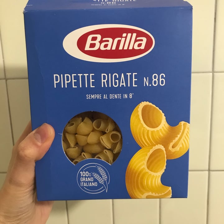 photo of Barilla Pipette Rigate shared by @caravalentina on  01 Apr 2022 - review