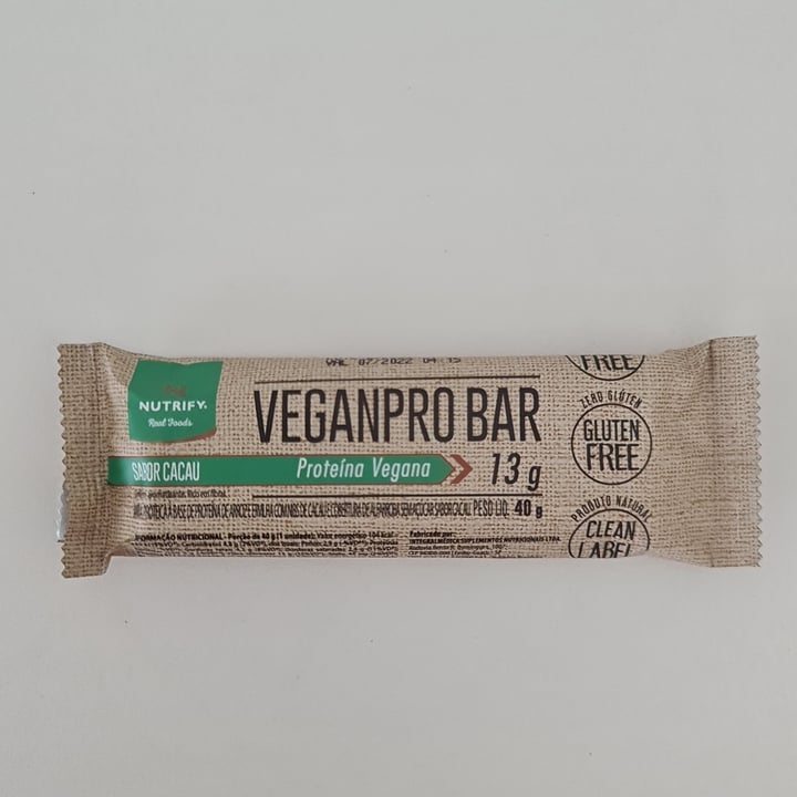 photo of Nutrify. - Health Veganpro Bar Cacau shared by @ivysantos on  28 Oct 2022 - review