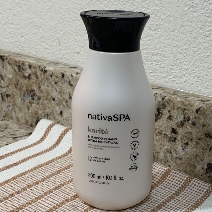 photo of O Boticário Shampoo vegano ultra hidratação Karité shared by @sandraoliveira on  07 May 2022 - review