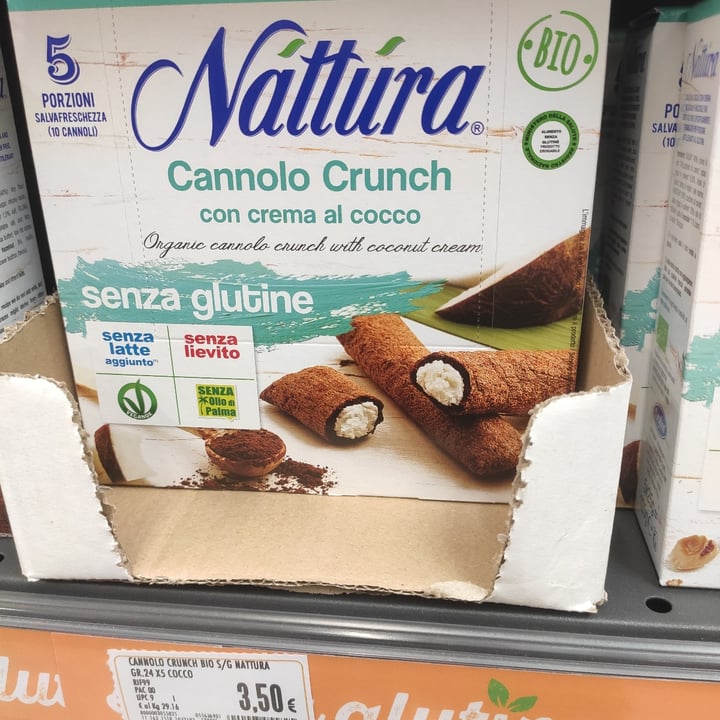 photo of Nattura Cannolo Crunch shared by @noemimanuelavalente on  19 May 2022 - review