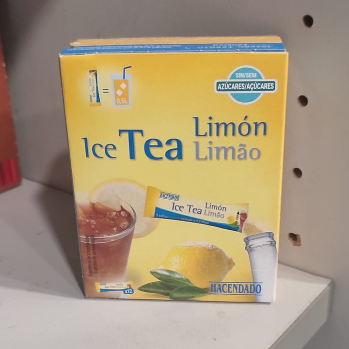 photo of Hacendado Ice Tea Limon shared by @mickshunter on  11 Oct 2021 - review